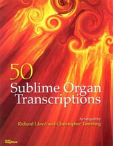 50 Sublime Organ Transcriptions Organ sheet music cover